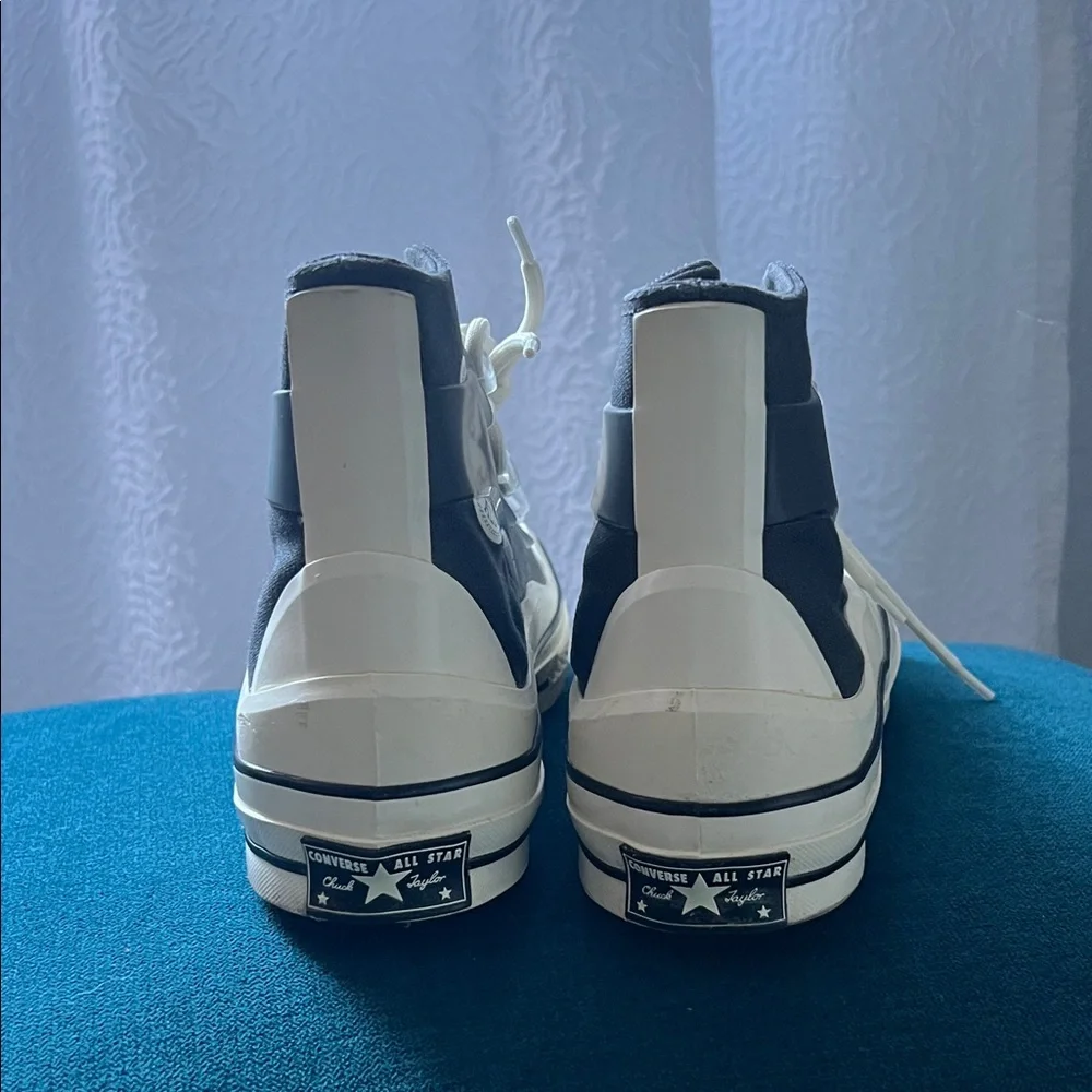 Converse Women's Black and White High-Top Sneakers